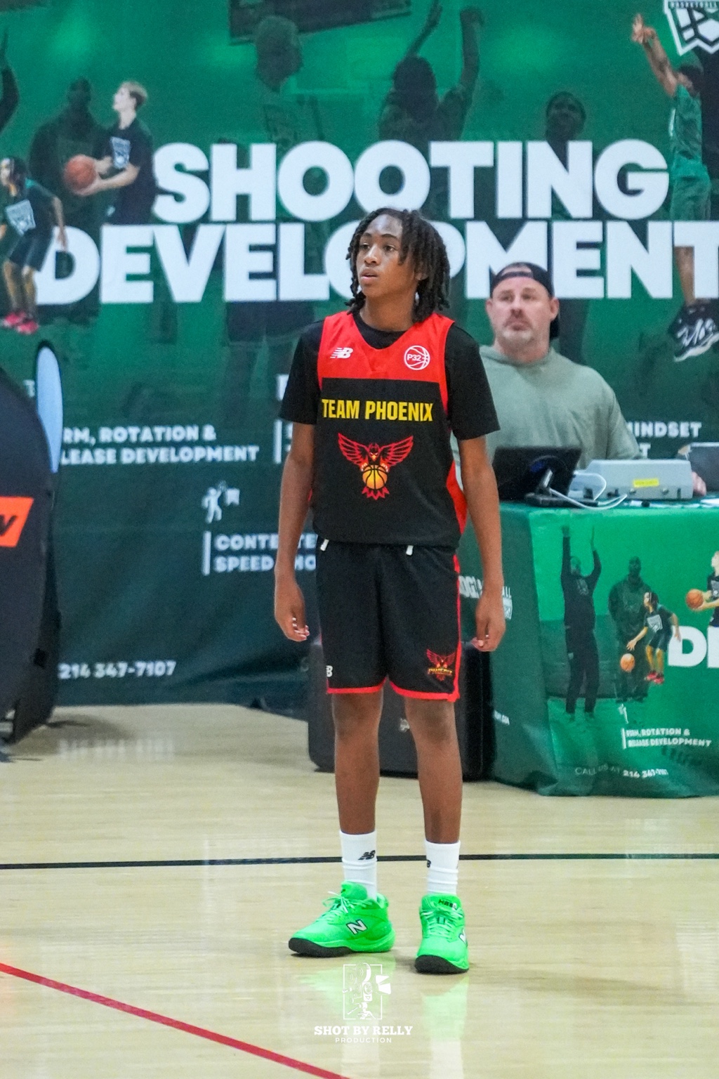 Kayden Crook in Team Phoenix uniform